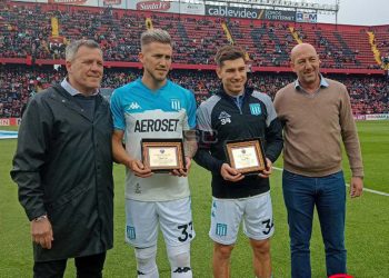Dos campeones Sabaleros festejaron con Racing en San Luis