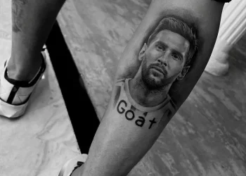 El extraordinario tatuaje de un ex Colón en dedicación a Messi