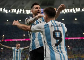 Julián Álvarez, valoró como «importante» el gol que marcó porque «sirvió para dar tranquilidad»