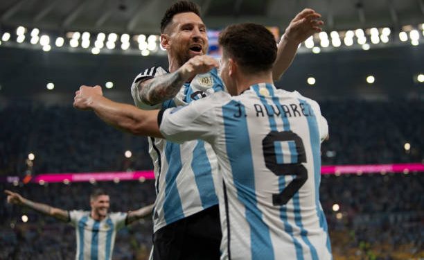 Julián Álvarez, valoró como «importante» el gol que marcó porque «sirvió para dar tranquilidad»