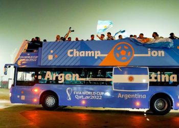 Los campeones del mundo ya están volando hacia la Argentina