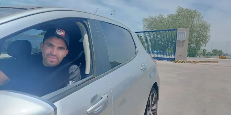 Marcos Acuña visitó el predio Tita Mattiussi