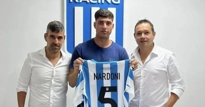 Racing le dio la bienvenida a Nardoni con un particular video en sus redes sociales