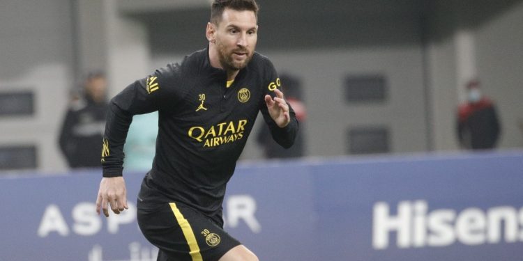 Messi fue protagonista en el entrenamiento del PSG en Qatar
