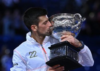 Djokovic festejó la coronación en el Abierto de Australia al ritmo de «Muchachos»