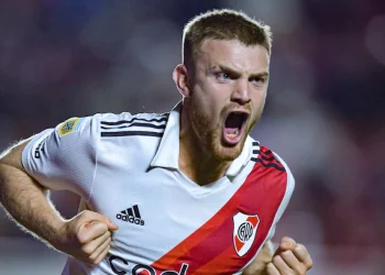 River le ganó a Monterrey con gol de Beltrán