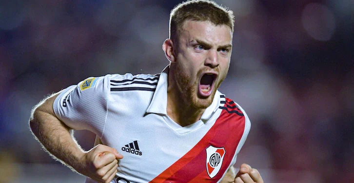 River le ganó a Monterrey con gol de Beltrán