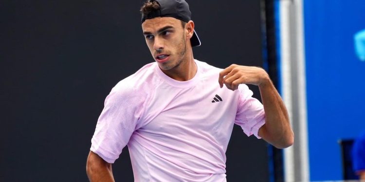 Francisco Cerúndolo fue el único argentino que ganó en la jornada de hoy del Abierto de Australia