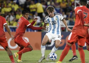 Argentina logró su primera victoria en el Sudamericano Sub 20
