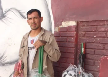 Santi Mele y una nueva acción solidaria en Santa Fe