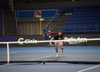 Argentina entrenó en la cancha donde jugará con Finlandia por la Copa Davis