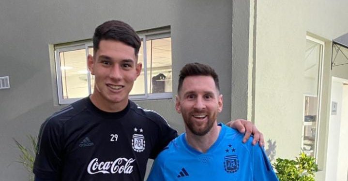 El sueño del pibe: el arquero de Unión Froilan Díaz entrenó con los campeones del mundo