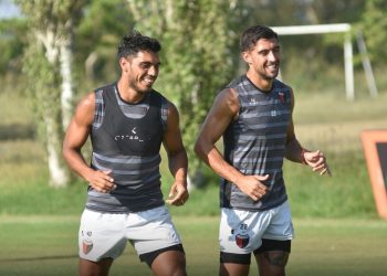Rafael Delgado se retiró lesionado del entrenamiento de Colón