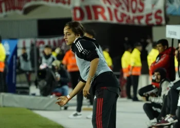 Quién es la chica que inició el gol de River ante Unión
