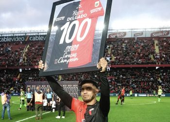 Delgado tras cumplir 100 partidos en Colón: «Gracias por todo lo vivido»