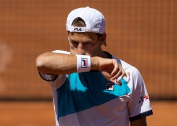 Schwartzman cayó en su debut en el ATP de Lyon y quedó al borde de salir del Top 100