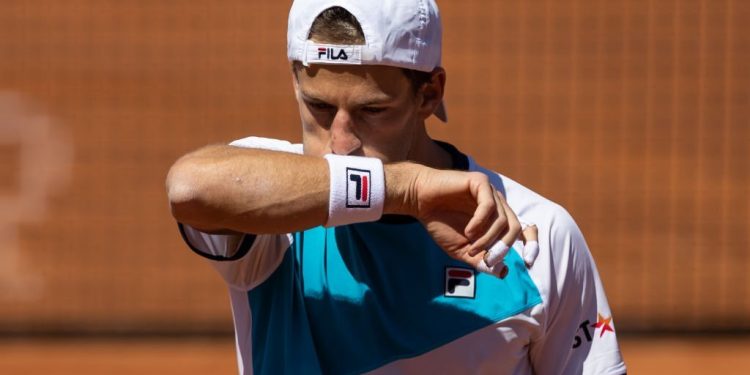 Schwartzman cayó en su debut en el ATP de Lyon y quedó al borde de salir del Top 100