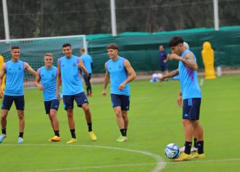 La Selección Argentina Sub 20 entrenó a puertas abiertas en la antesala del partido con Guatemala