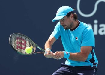 Guido Pella batalló ante Davidovich Fokina, pero quedó afuera en el Foro Itálico