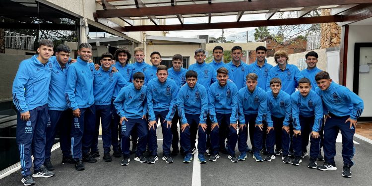 Bautista Ojeda y el Sub 15 de Argentina llegaron a Uruguay