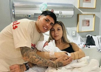 Nació Valentino, el primer hijo de Facundo Farías