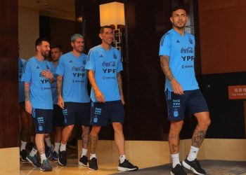 Argentina regresó a los entrenamientos en Beijing a la espera de Álvarez y de Almada