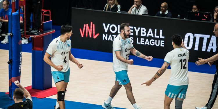 Argentina batalló, pero cayó en el tiebreak ante Brasil por la Liga Mundial de Voley