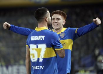 Boca se recuperó del golpazo en Mendoza y goleó a Monagas
