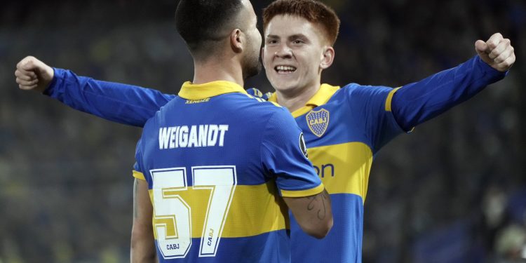 Boca se recuperó del golpazo en Mendoza y goleó a Monagas