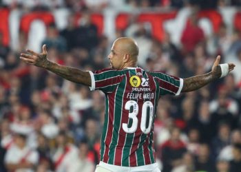 El repudiable gesto de Felipe Melo tras la derrota en el Monumental