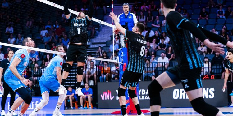 Argentina cayó ante Eslovenia en el debut de la Week 2 de la VNL