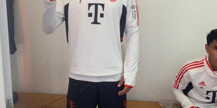 El juvenil tatengue que entrena bajo la atenta mirada del Bayern Munich