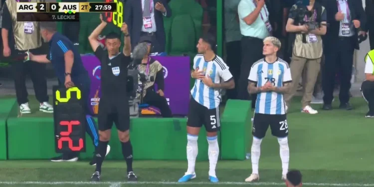 Garnacho debutó en la Selección y comenzó el «operativo blindaje»
