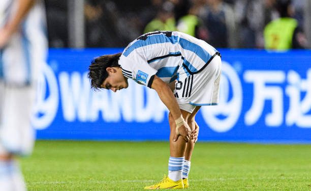 Luka Romero y su lamento por la eliminación ante Nigeria
