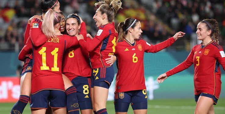 España goleó a Zambia y se clasificó a los octavos de final del Mundial de Fútbol Femenino