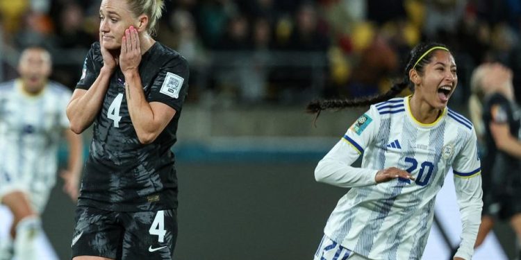 Filipinas sorprendió a Nueva Zelanda en el Mundial de Fútbol Femenino