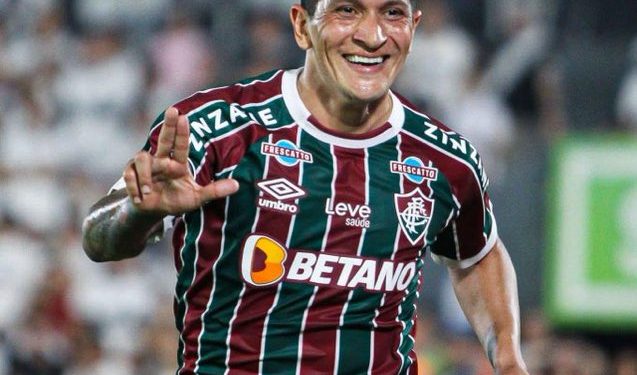 Doblete de Germán Cano para poner a Fluminense entre los mejores 4 del continente