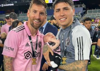 El sueño del pibe en fotos: Farías campeón junto a Messi en Inter Miami