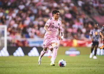 Facundo Farías ingresó en el segundo tiempo en la igualdad sin goles del Inter de Miami ante Nashville