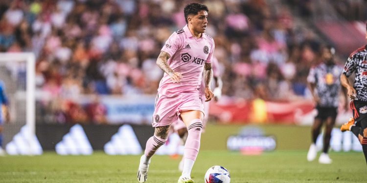 Facundo Farías ingresó en el segundo tiempo en la igualdad sin goles del Inter de Miami ante Nashville