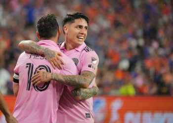 Facundo Farías fue titular en la victoria del Inter de Miami ante New York Red Bulls
