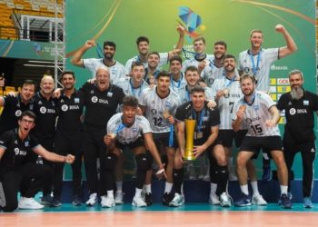 Triunfazo argentino ante Brasil para ser Campeón Sudamericano de Vóley