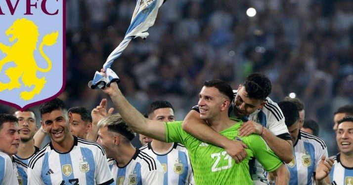 Marcos Acuña será compañero del Dibu Martínez en Aston Villa