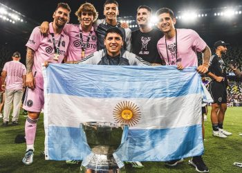 Tras el título, Messi comenzó a seguir en redes a Facu Farías