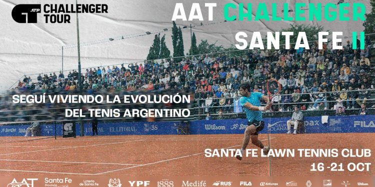 Se confirmó la lista de inscriptos para el Challenger de Santa Fe