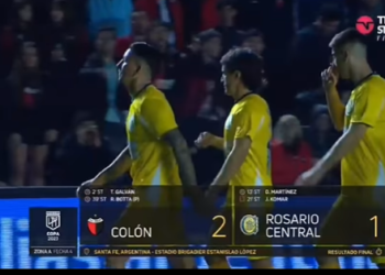 Video: el polémico gesto de Malcorra a la hinchada de Colón recordando el 0-3 del 2016