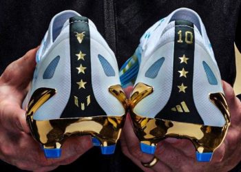 Los botines bien «argentos» que estrenará hoy Messi en la Selección