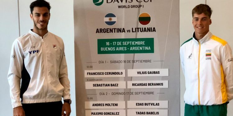 Francisco Cerúndolo será el encargado de abrir la serie de la Copa Davis ante Lituania