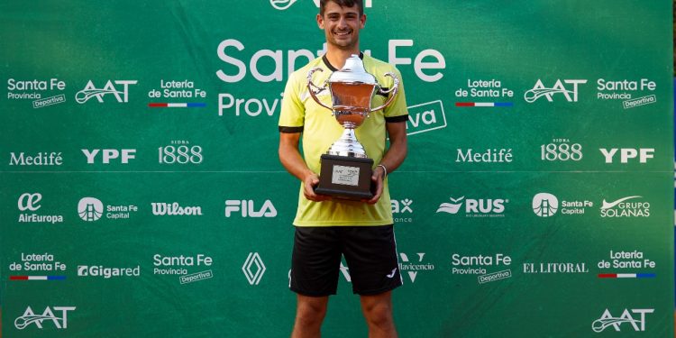 Mariano Navone volvió a gritar campeón del Challenger de Santa Fe