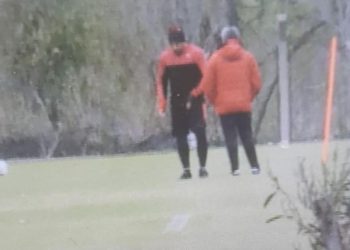 Con charlas y presencia dirigencial, Colón volvió a los entrenamientos